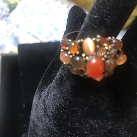 New Avon Mark “ Dreamy Ring Brass color size Large - Picture 2 of 3